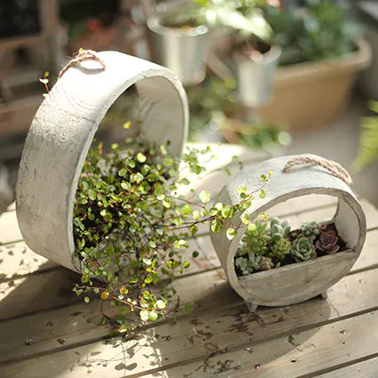 Wooden Hanging Planter for Garden Decoration
