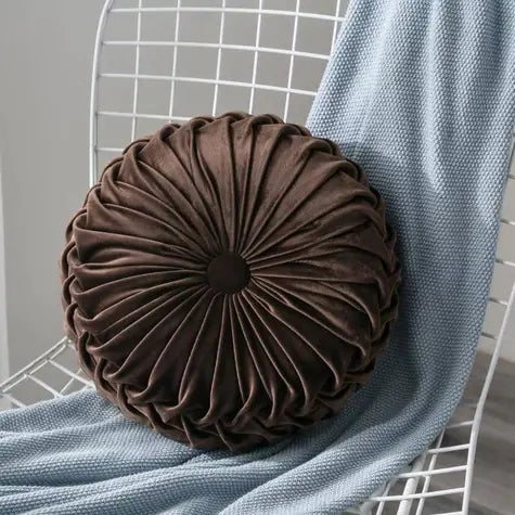 Velvet Pumpkin Decorative Cushion.