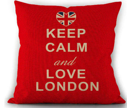 Retro British Style Sofa Cushion