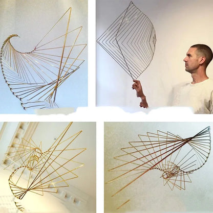 Atrani Square Wave Magic Rotary Stress Relieving Metal Crafts