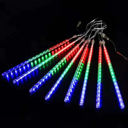 MeteorGlow: LED Gypsophila Meteor Light String for Outdoor Décor