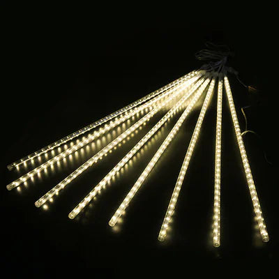 MeteorGlow: LED Gypsophila Meteor Light String for Outdoor Décor