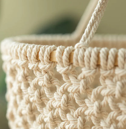 Bohemian Handmade Woven Pendant for Nordic Decor