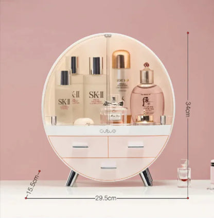 Double Door Cosmetic Storage Box