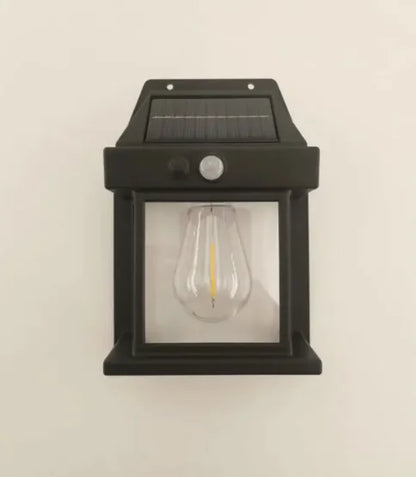 Tungsten Solar Wall Light