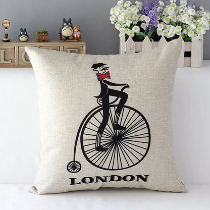 Retro British Style Sofa Cushion