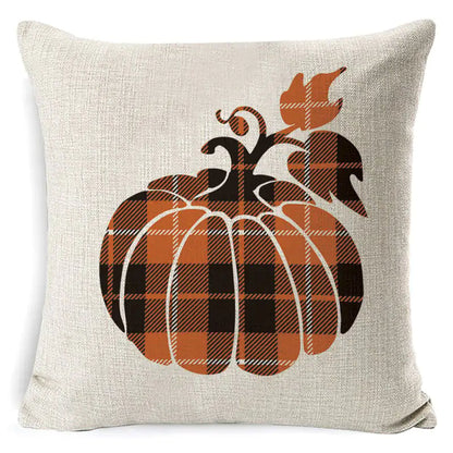 Halloween Linen Plush Sofa Cushion Pillow