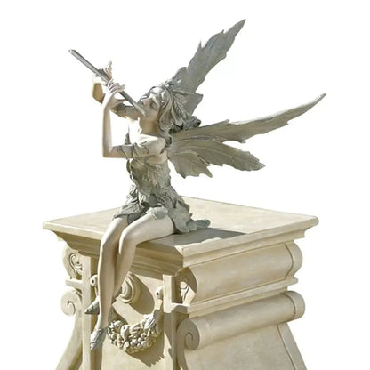 Fairy Garden Statue - Winged Outdoor Decoration Figure