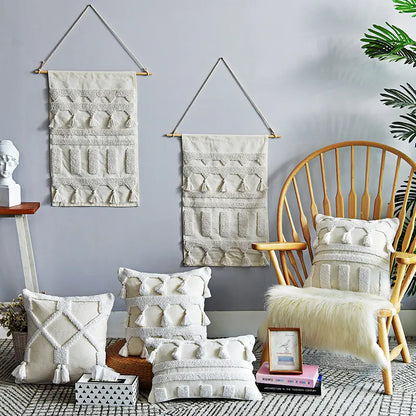 Nordic Moroccan Tufted Throw Pillow/Cushion