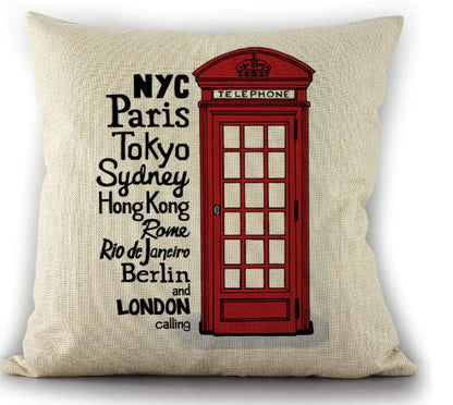 Retro British Style Sofa Cushion
