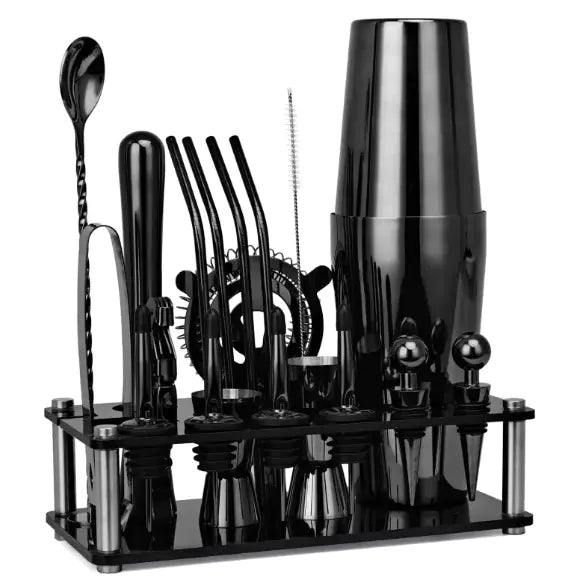 20pcs Professional Boston Cocktail Shaker Bartender Kit