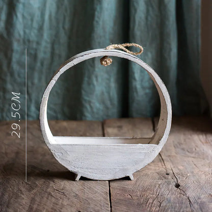 Wooden Hanging Planter for Garden Decoration
