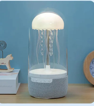 Creative Colorful Jellyfish Lamp Bluetooth Speaker (One)