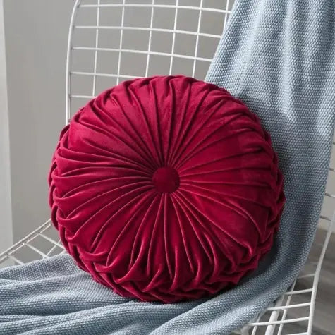 Velvet Pumpkin Decorative Cushion.