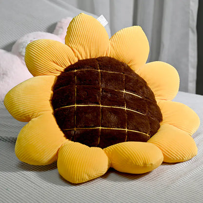Sunflower Cushion for Sofa and Car Nap Comfort