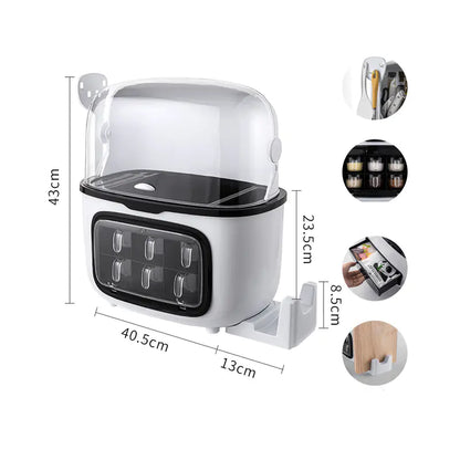 Multifunctional Shelf for Convenient Kitchen Use