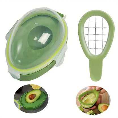 Avocado Storage Containers and Cutter for Fruits & Veggies