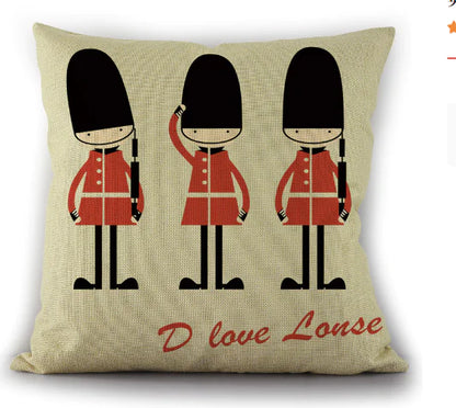 Retro British Style Sofa Cushion