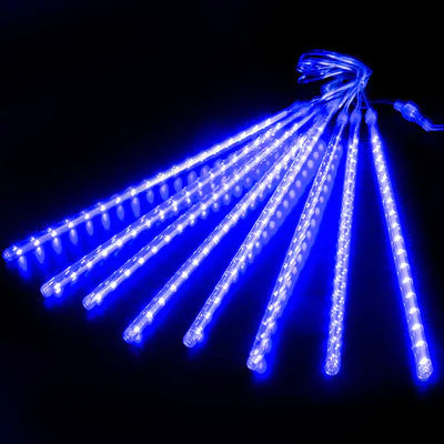 MeteorGlow: LED Gypsophila Meteor Light String for Outdoor Décor