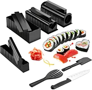 11-Piece Professional Non-Stick Sushi Making Kit
