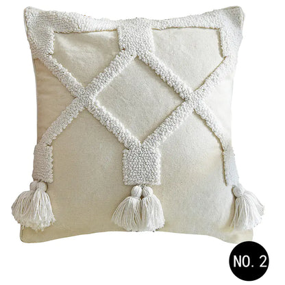 Nordic Moroccan Tufted Throw Pillow/Cushion